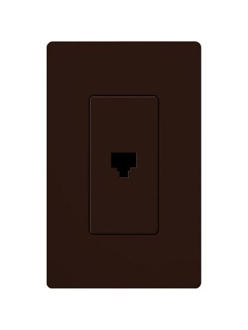 CLARO TELEPHONE JACK 6 CONDUCTOR BROWN CLARO TELEPHONE JACK 6 CONDUCTOR BROWN