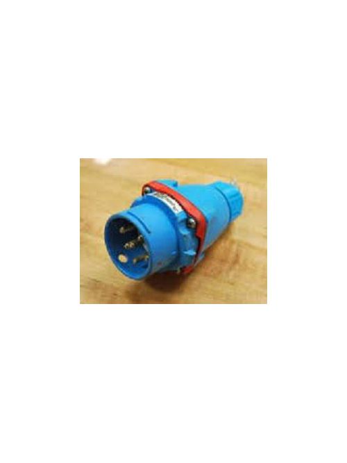 Product image for Meltric 33-18043 DS20 Inlet, Poly, Blue, Size 2, Type 3R, 3P+G, 20A, 480 VAC, 60 Hz