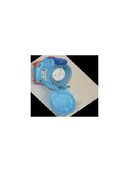 Product image for Meltric 63-14073 DSN20 Receptacle, Poly, Blue, Size 1, Type 4X & IP69, 3P+G, 20A, 250 VAC, 60 Hz