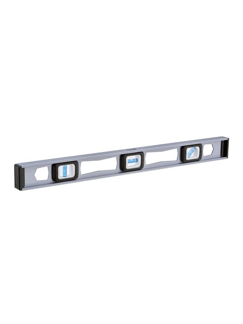 Product image for Milwaukee EM81.24 24" TRUE BLUE® Heavy-Duty Magnetic I-Beam Level w/ 45deg Vial