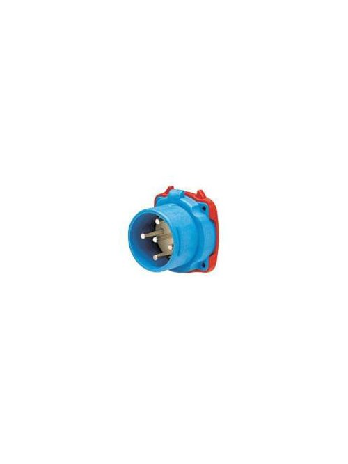 Product image for Meltric 33-68243-C-K04 DS100C Inlet, Poly, Blue, Size 4, Type 4X, 3P+G, 100A, 480 VAC, 60 Hz
