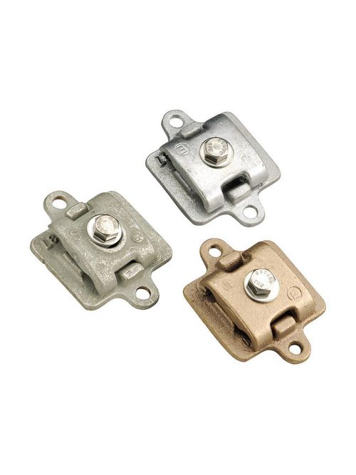 Product image for Erico LPC537 Secondary Bonding Plate, Brass, Bare