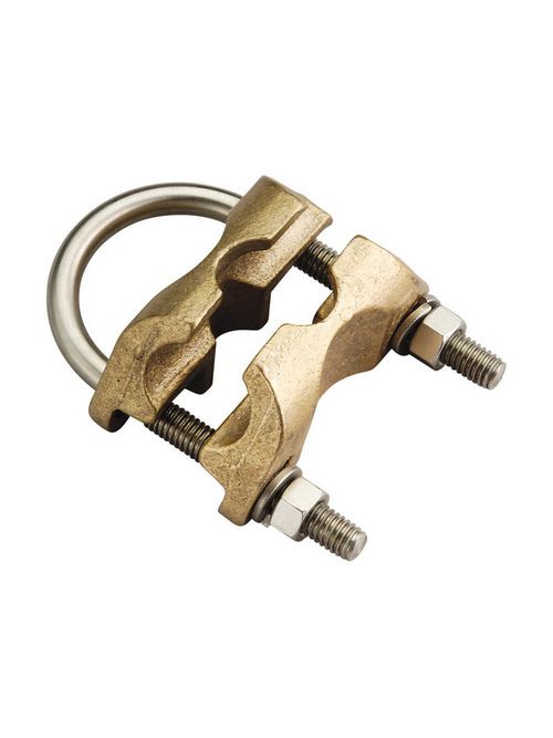 Product image for Erico LPC456 Handrail Air Terminal Support, Brass