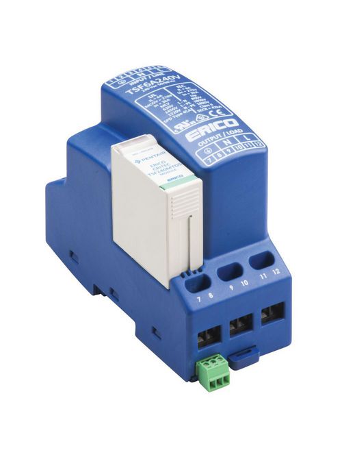 Product image for Erico TSF6A240V Transient Surge Filter, 240 V Un, 6 A