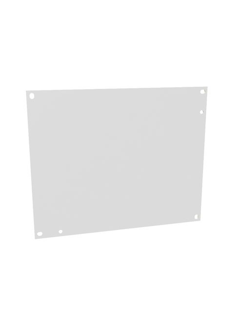 Product image for Milbank A-1210SBP Back Panel Non UL Listed 12x10 Small Hinge Cover White Steel