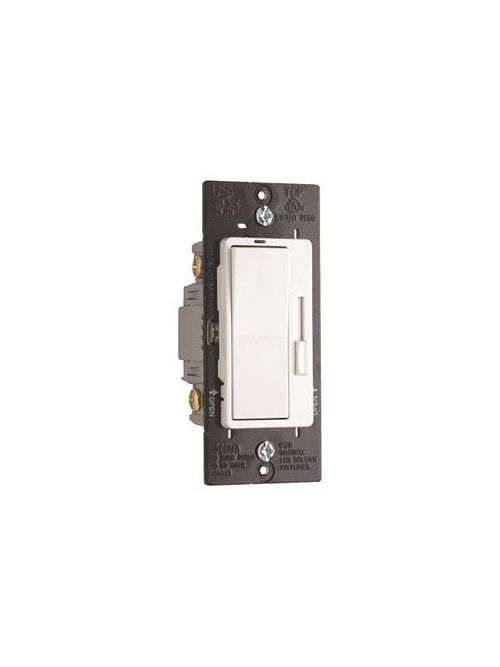 Product image for Pass & Seymour HLV703PTC 700 VA 120 Volt 1-Pole 3-Way White Magnetic Low Voltage Slide Dimmer