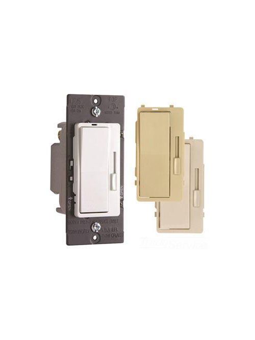 Product image for Pass & Seymour H-703PTUTC 700W Paddle Dimmer Single Pole/3-Way Universal, Tri-Color