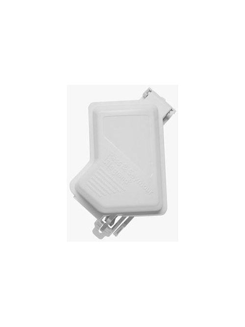 Product image for Pass & Seymour WIUC10WL 5.34 x 4 x 7.4 Inch 1-Gang White Polycarbonate While-In-Use Weatherproof Cover