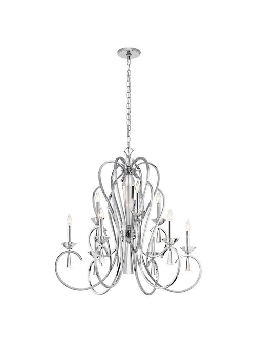 Product image for Kichler 42895CH Chandelier 9Lt