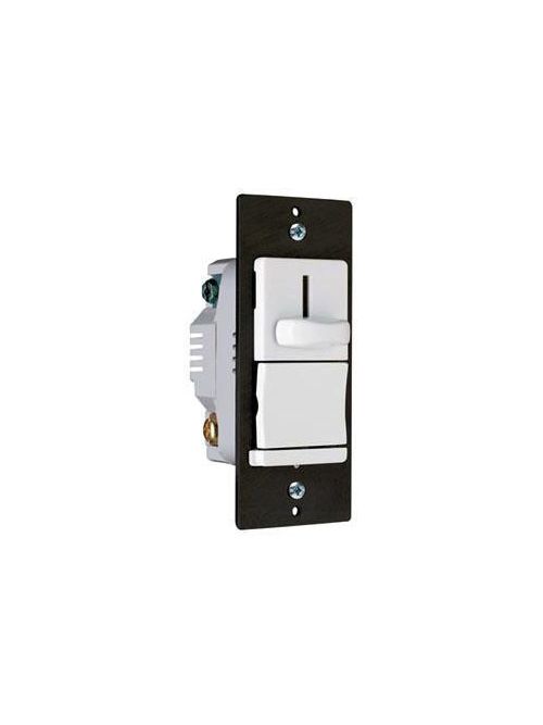 Product image for Pass & Seymour LS600-PWV Incandescent Single Pole, Preset slide 600W - White