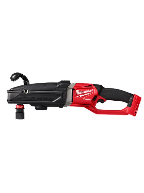 Product image for Milwaukee 2811-20 M18 Fuel Super Hawg Right Angle Drill with QUIK-LOK - Bare Tool