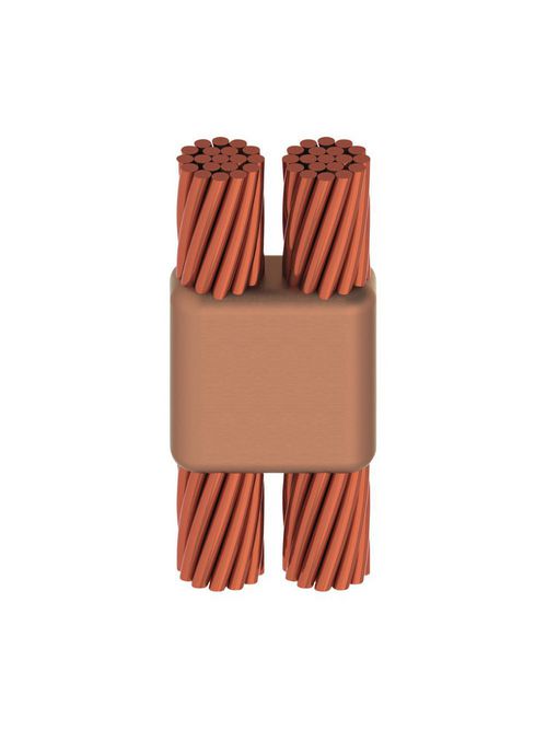 Product image for Erico PHR2L2L Cable to Cable, PH, 3/0 Concentric, 0.47" Conductor 1 OD, 3/0 Concentric, 0.47" Conductor 2 OD