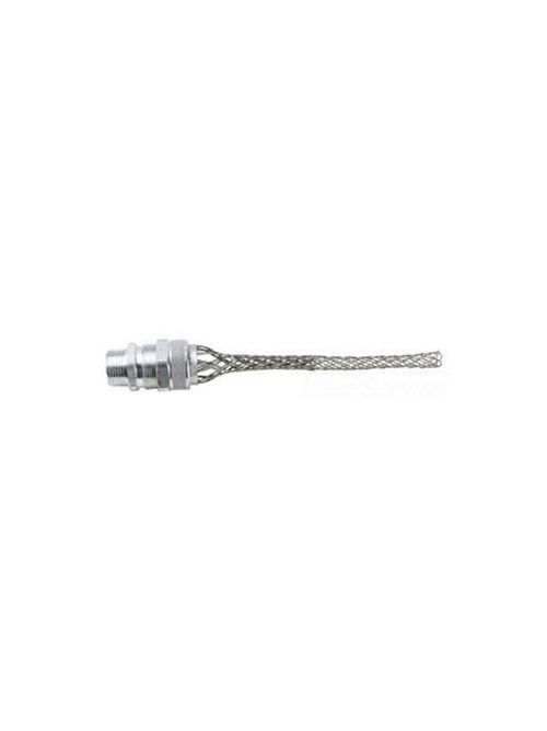 Pass & Seymour CG609 0.5 to 0.55 Inch Stainless Steel Straight Male Double Weave Cord Grip Pass & Seymour CG609 0.5 to 0.55 Inch Stainless Steel Straight Male Double Weave Cord Grip
