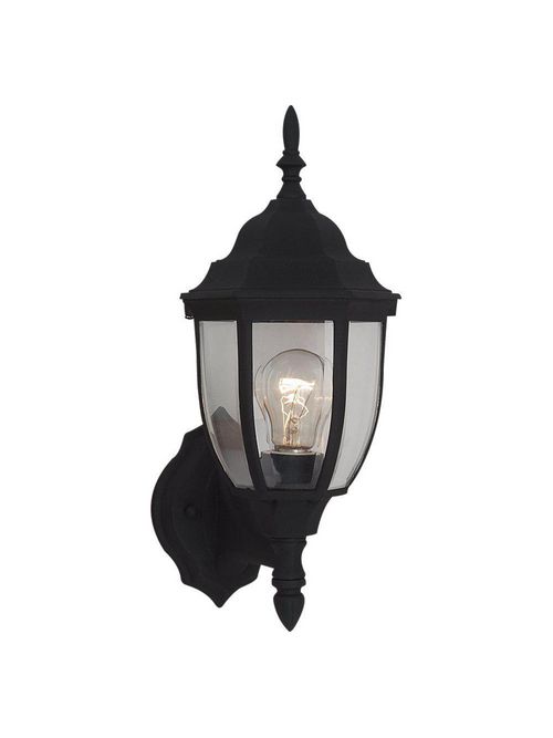Product image for Bakersville 1 Light Small Wall Lantern - Black
