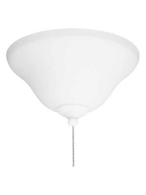 Product image for Sea Gull Lighting 16120B-33 3-Lamp 60 W 120 Volt Satin White Candelabra Torpedo Ceiling Fan Lighting Kit