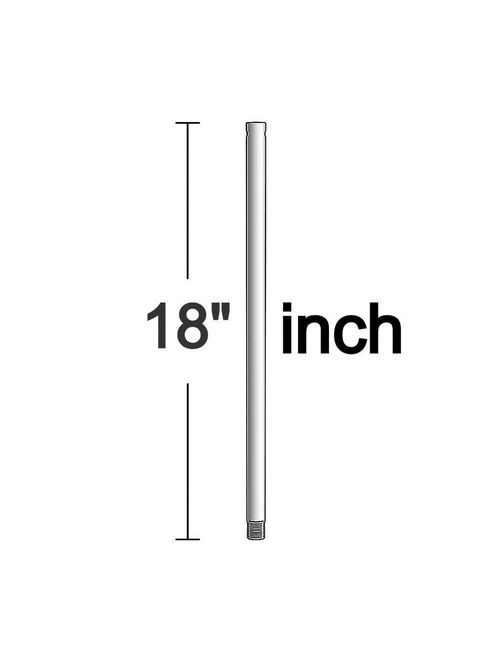 Product image for Sea Gull Lighting 1611-15 1/2 x 18 Inch Steel White Ceiling Fan Downrod