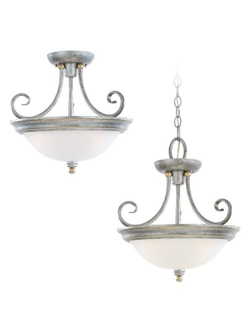 Product image for Sea Gull Lighting 5138-61 3-Lamp 100 W 120 Volt Silver Patina Medium A19 Hall/Foyer Light Fixture