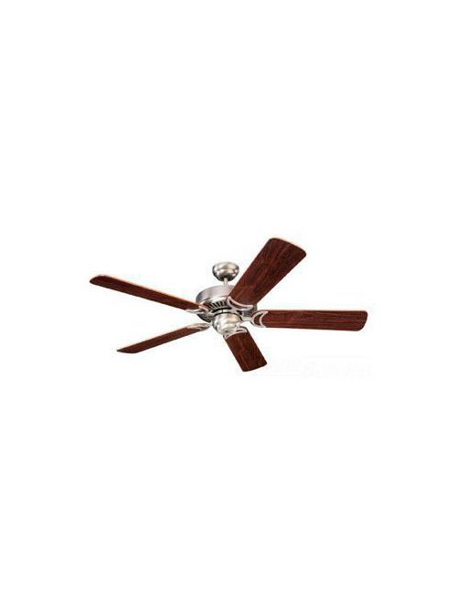 Product image for Sea Gull Lighting 1535-965 52 Inch 169 RPM 5616.37 CFM 67.37 W Antique Brushed Nickel Teak Wood Grain 5-Blade Ceiling Fan