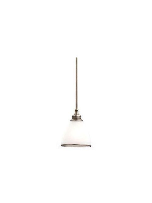 Product image for Sea Gull Lighting 61350-965 1-Lamp 8/13.5/100 W 120 Volt Antique Brushed Nickel Medium A19 Pendant Light Fixture