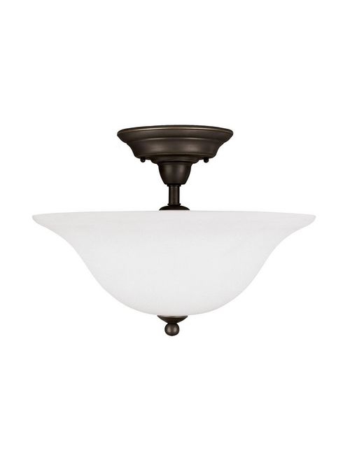 Product image for Sussex 3 Light Semi-Flush Mount - Heirloom Bronze
