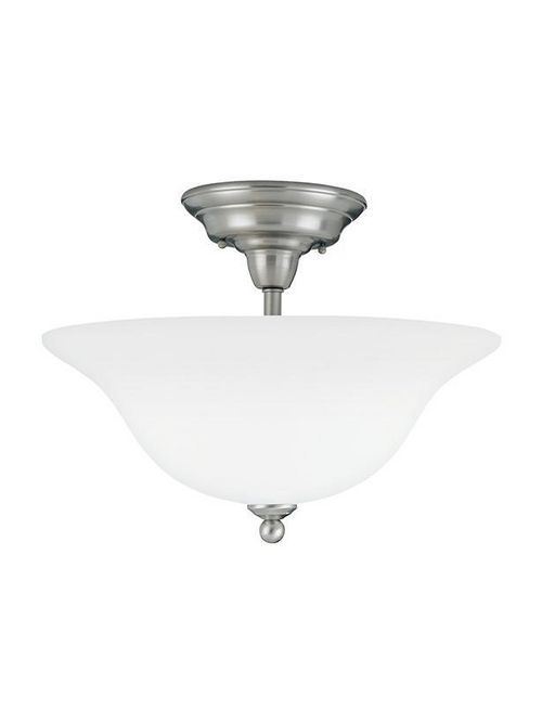 Product image for Sussex 3 Light Semi-Flush Mount - Brushed Nickel