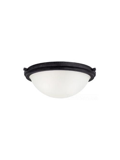 Product image for Sea Gull Lighting 75662-839 3-Lamp 8/13.5/60 W 120 Volt Blacksmith Medium A19 Ceiling Flush Mount Light Fixture