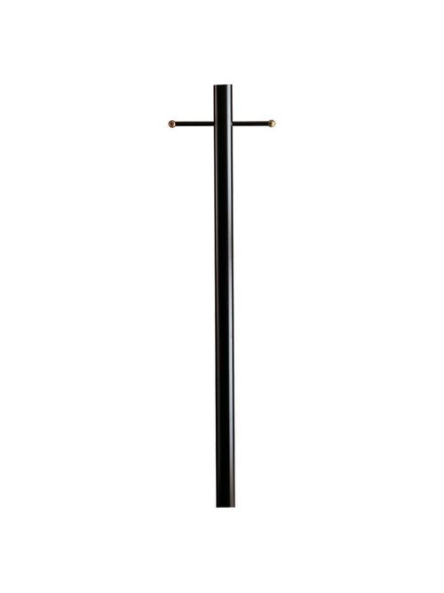 Product image for Sea Gull Lighting 8106-12 3 x 84 Inch Steel Black Lighting Post