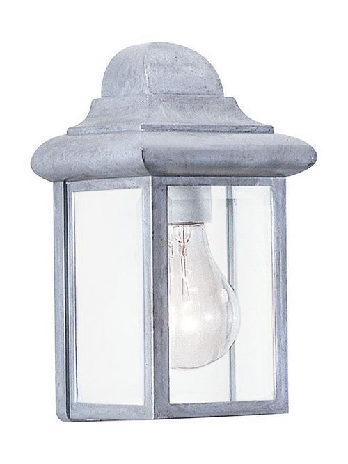 Product image for Mullberry Hill 1 Light Wall Lantern - Pewter w/ Clear Beveled Glass