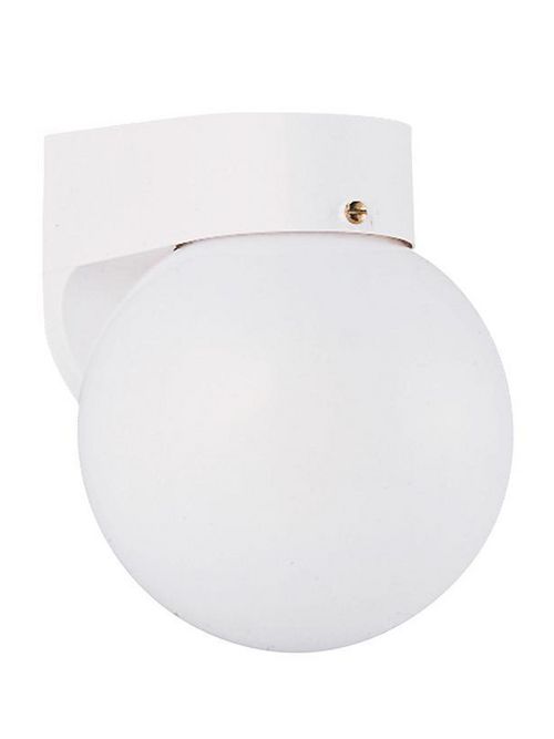 Product image for 1 Light Wall Lantern - White