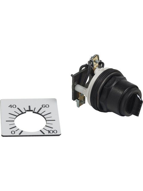 Product image for Square D 9001SK20 300 VAC 2 W NEMA 4/4X/13 Single Potentiometer Operator