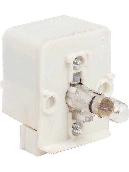 Product image for Square D 9001KMF1 110 to 120 Volt 0.85 VA Flashing 30 mm Push Button Light Module