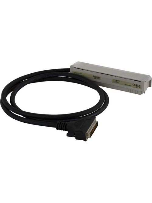 Square D 140XTS00206 1.8 m Black 50-Pin SUB-D and Quantum I/O Connector Cable Assembly Product image for Square D 140XTS00206 1.8 m Black 50-Pin SUB-D and Quantum I/O Connector Cable Assembly