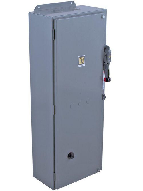 Product image for Square D 8538SEG13V81FF4T 480/120 VAC 50 Hp 3-Pole NEMA 1 Full Voltage Non-Reversing Combination Starter