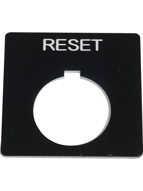 Product image for Square D 9001KN123BP Type K 30 mm Push Button Legend Plate