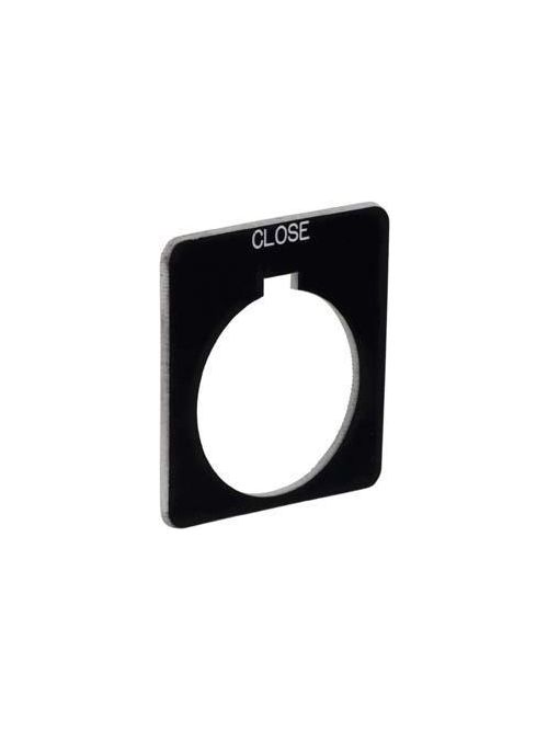 Product image for Square D 9001KN208BP Type K 30 mm Push Button Legend Plate