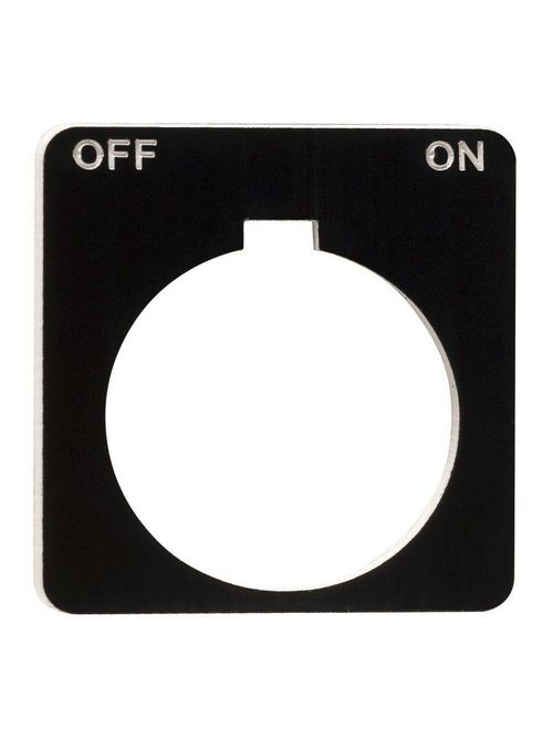 Product image for Square D 9001KN244BP Type K 30 mm Push Button Legend Plate