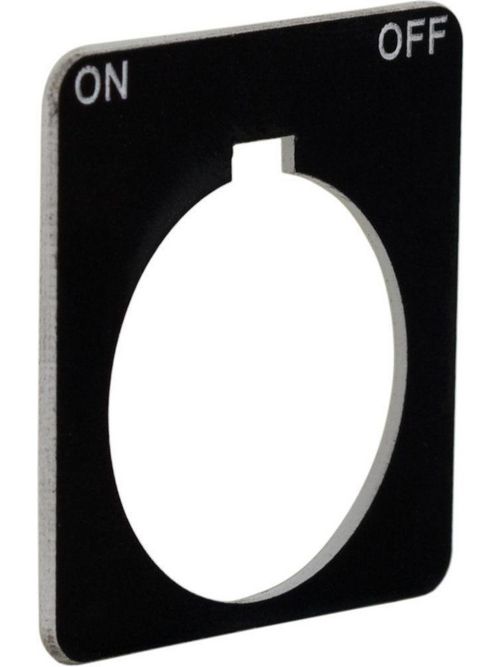 Product image for Square D 9001KN245BP Type K 30 mm Push Button Legend Plate