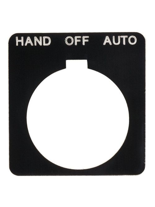 Product image for Square D 9001KN260BP Type K 30 mm Push Button Legend Plate