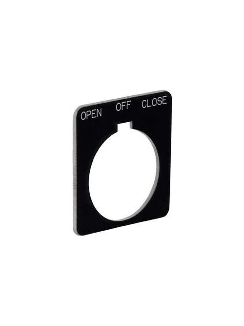 Product image for Square D 9001KN263BP Type K 30 mm Push Button Legend Plate