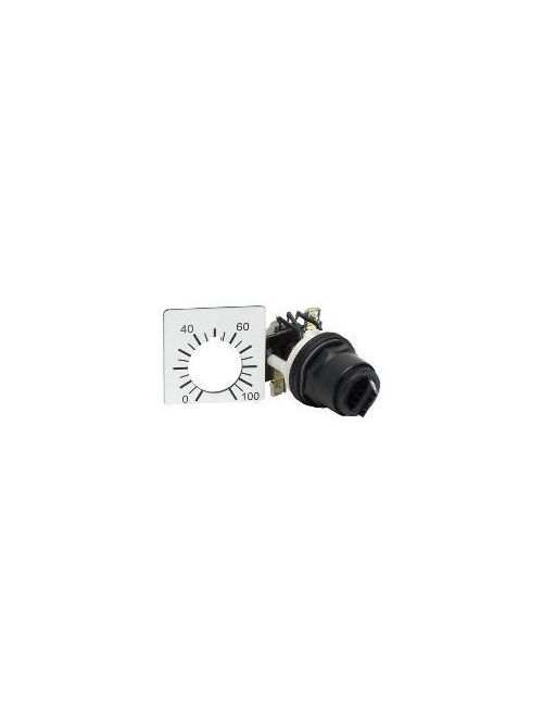 Square D 9001SK2104 300 Volt 2 W 500 Ohm NEMA 4/13 30 mm Push Button Potentiometer