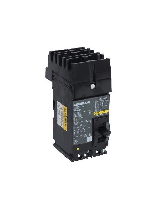 Product image for Square D FA26060BC 2-Pole 60 Amp 600 Volt Thermal Magnetic Molded Case Circuit Breaker