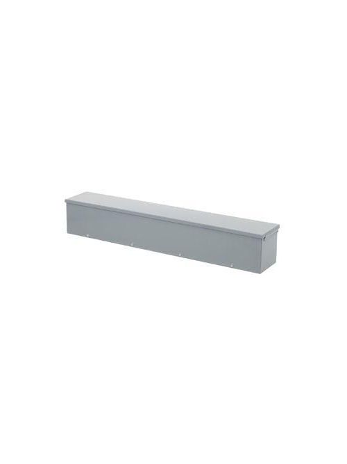 Product image for Square D RDB45 4 x 4 Inch x 5 Foot NEMA 3R 16 Gauge Steel Gray Polyester Powder Coated Raintight Wiring Trough