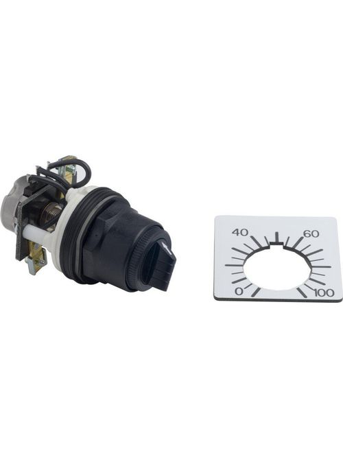 Product image for Square D 9001SK2105 300 Volt 2 W 1000 Ohm NEMA 4/13 30 mm Push Button Potentiometer