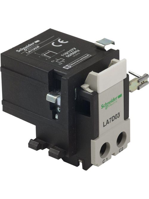 Product image for Square D LA7D03F 110 VAC/VDC Remote Tripping/Electrical Reset Device
