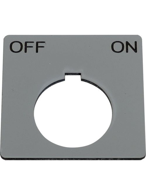 Product image for Square D 9001KN144SP Type K 30 mm Push Button Legend Plate