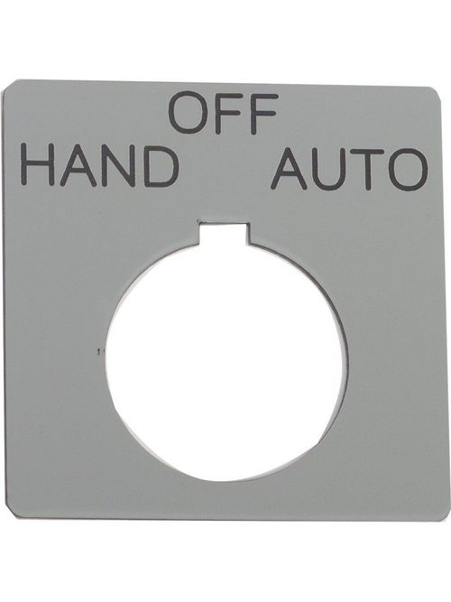 Product image for Square D 9001KN160SP Type K 30 mm Push Button Legend Plate