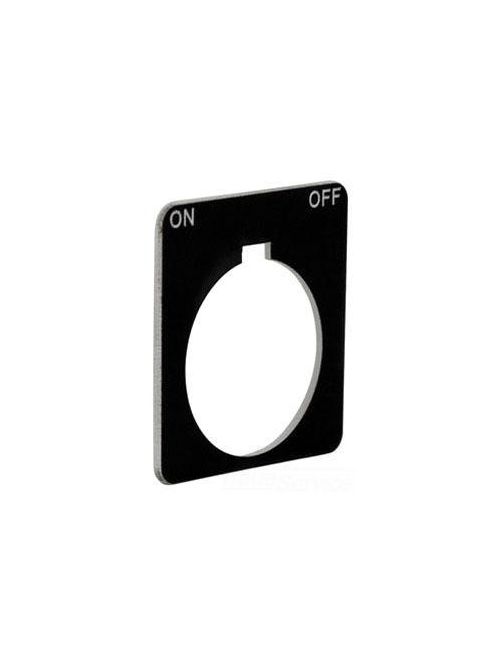 Product image for Square D 9001KN245SP Type K 30 mm Push Button Legend Plate