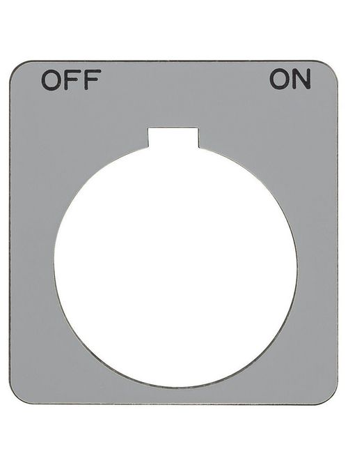 Product image for Square D 9001KN244SP Type K 30 mm Push Button Legend Plate