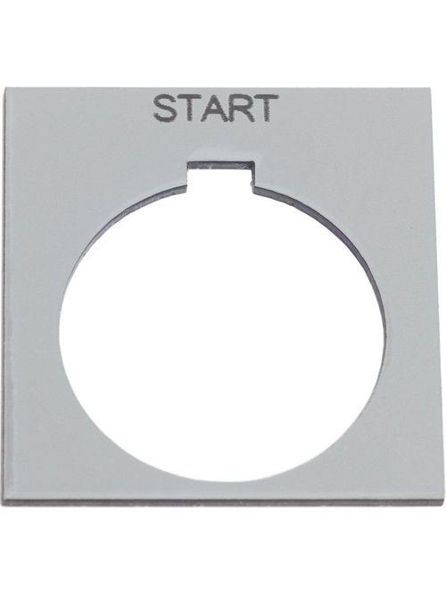 Product image for Square D 9001KN201SP Type K 30 mm Push Button Legend Plate