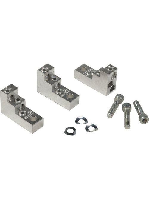 Product image for Square D PDC3FA2 Cb 14 to 2 AWG Copper Conductor Aluminum Circuit Breaker Power Distribution Connector